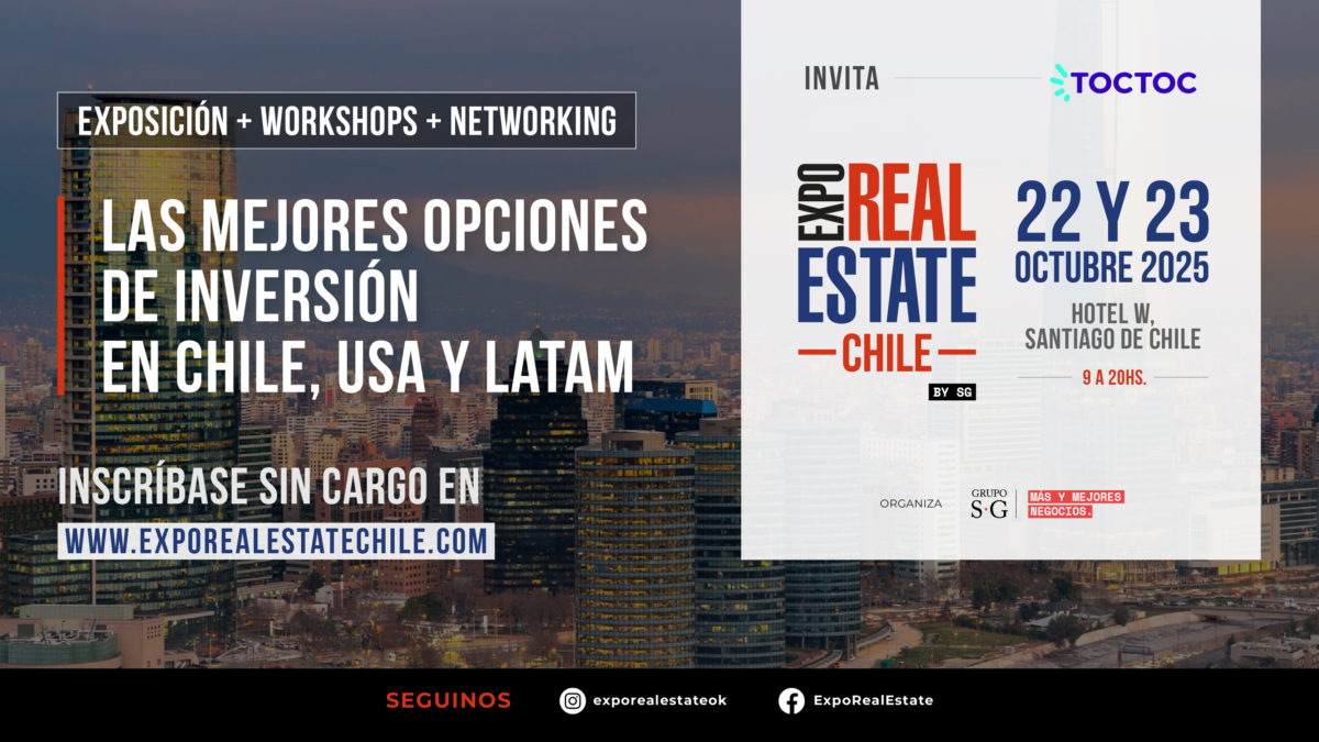 Santiago se prepara para recibir la nueva edición de la Expo Real Estate Chile 2025