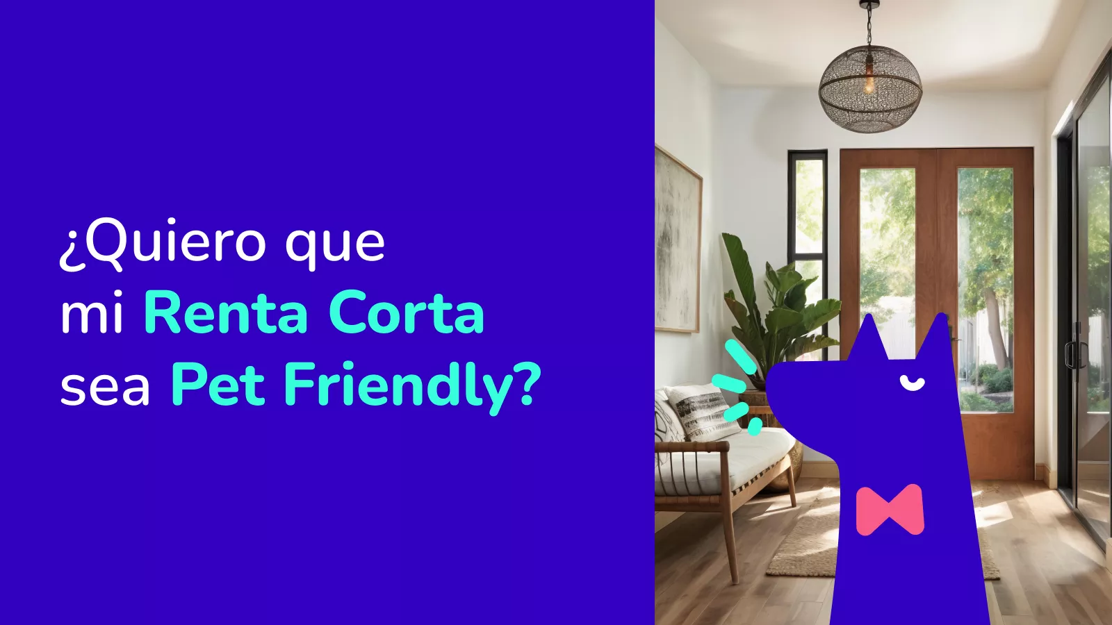 Pet friendly renta corta