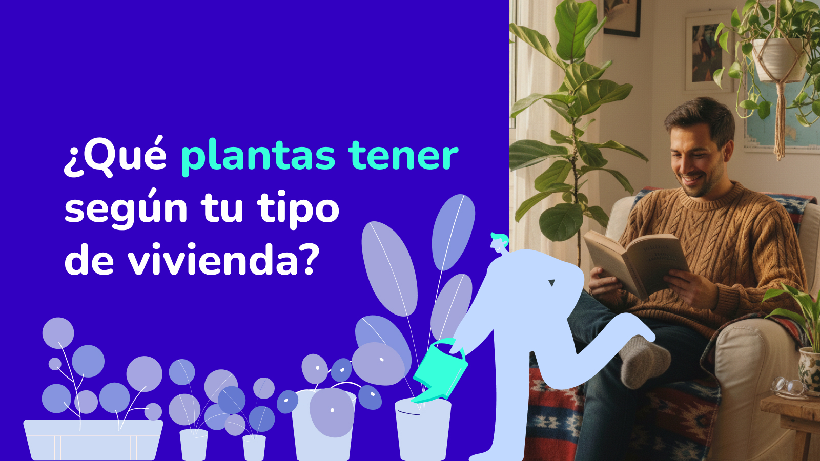 Plantas para tu departamento